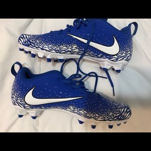 Blue Nike Football Cleats